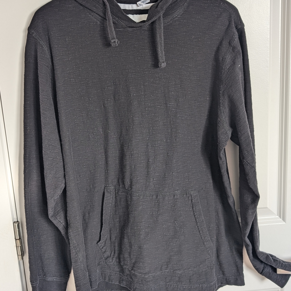 Men's Black Hoodie Shirt